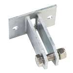 10mm Square Zip Wire Support Bracket